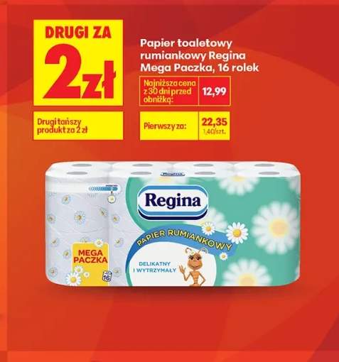 Papier toaletowy rumiankowy Regina Mega Paczka
