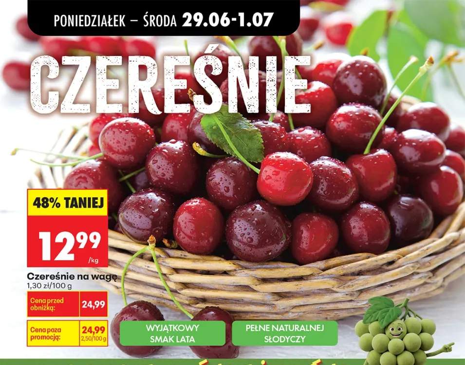 Czereśnie na wagę
