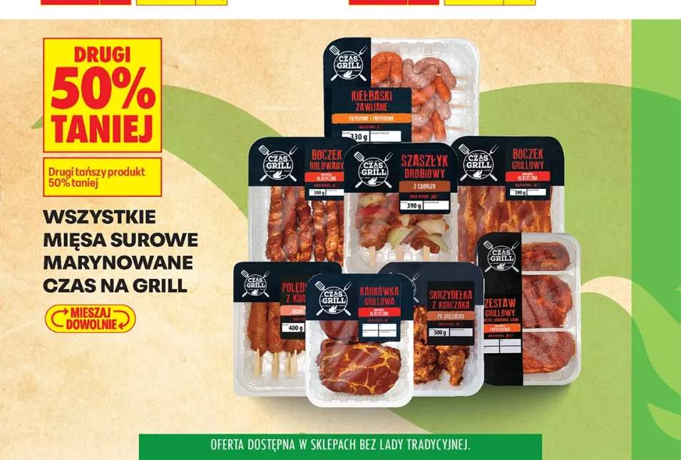 Mięsa surowe marynowane Czas na Grill +8 wariantów