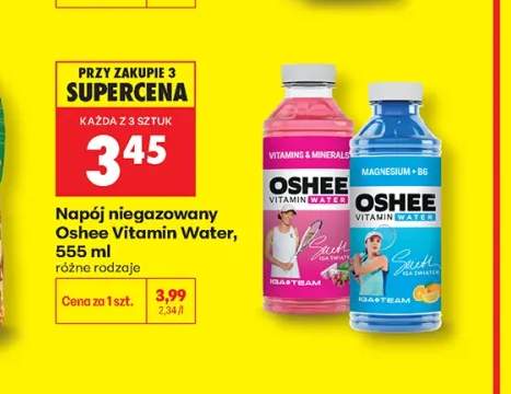 Napój niegazowany Oshee Vitamin Water Vitamins & Minerals +1 wariant