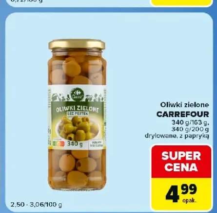 Oliwki zielone z papryką Carrefour +1 wariant