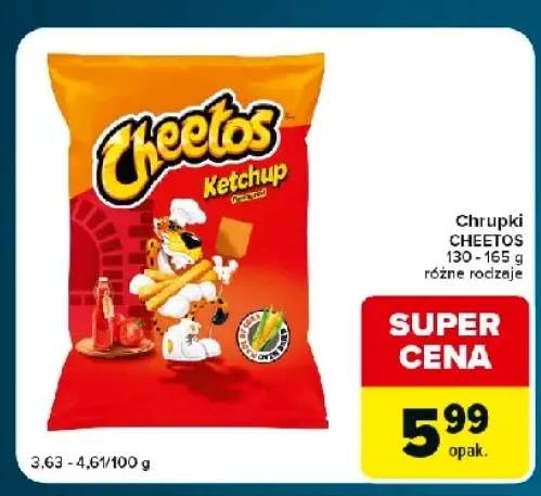 Chrupki Cheetos Ketchup