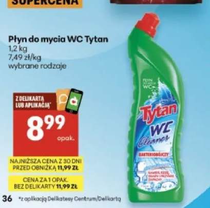 Płyn do mycia WC Tytan Kamień i Rdza