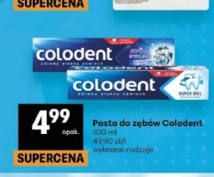 Pasta do zębów Colodent Eksplozja Wybielania +1 wariant