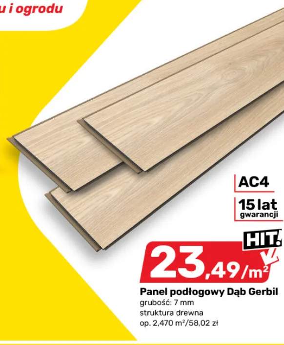 Panel podłogowy Dąb Gerbil