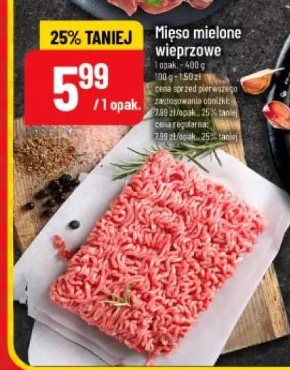 Mięso mielone wieprzowe