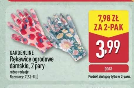 Rękawice ogrodowe damskie Gardenline 2-pak