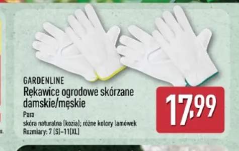 Rękawice ogrodowe skórzane męskie Gardenline +1 wariant