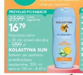 Balsam po opalaniu przedłużający opaleniznę Kolastyna Sun