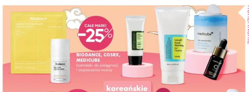 Kosmetyki do pielęgnacji i oczyszczania twarzy Biodance, Cosrx, Medicube