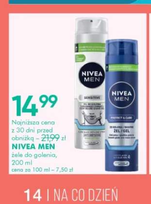 Żel do golenia Nivea Men Sensitive +1 wariant