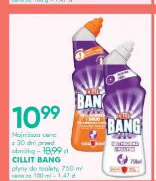 Płyn do toalet Cillit Bang Kamień i Brud +1 wariant