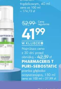 Pianka głęboko oczyszczająca Pharmaceris T Puri-Sebostatic