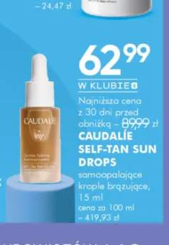 Samoopalające krople brązujące Caudalie Self-Tan Sun Drops