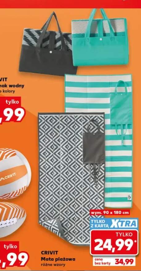 Mata plażowa Crivit