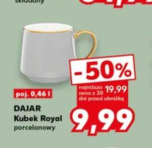 Kubek Royal porcelanowy Dajar 0,46 l