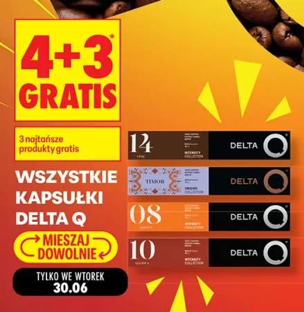 Kapsułki do kawy Delta Q +4 warianty