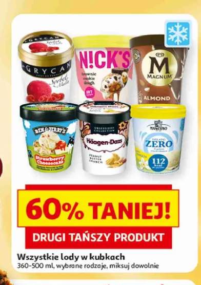 Lody w kubkach +6 wariantów