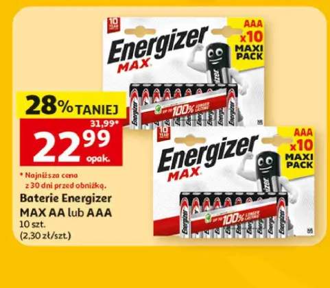 Baterie Energizer MAX AA +1 wariant