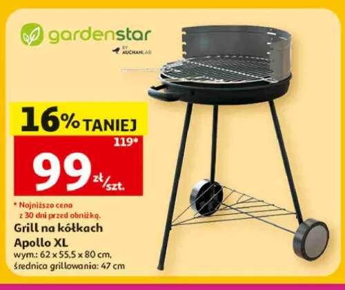 Grill na kółkach Gardenstar Apollo XL