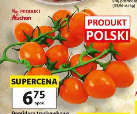 Pomidory truskawkowe Auchan polskie