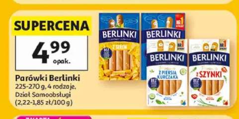 Parówki Berlinki z serem +2 warianty