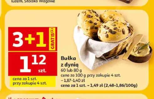 Bułka z dynią 60 g