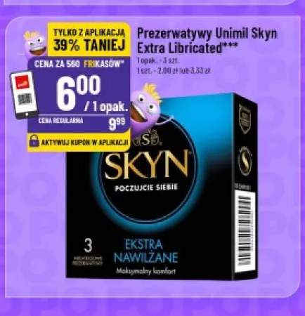 Prezerwatywy Unimil Skyn Extra Lubricated