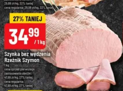 Szynka bez wędzenia Rzeźnik Szymon