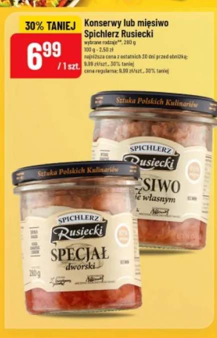 Konserwa Specjał dworski Spichlerz Rusiecki +1 wariant