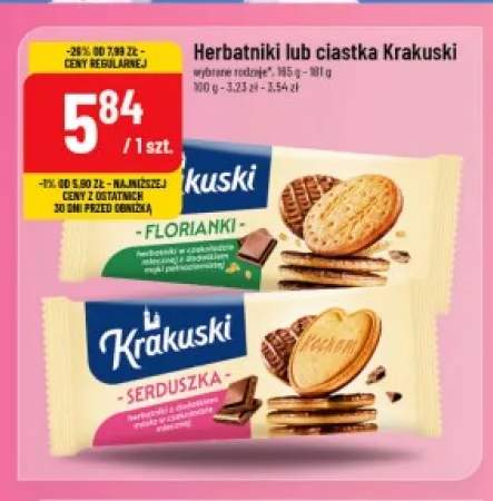 Ciastka Krakuski Serduszka +1 wariant