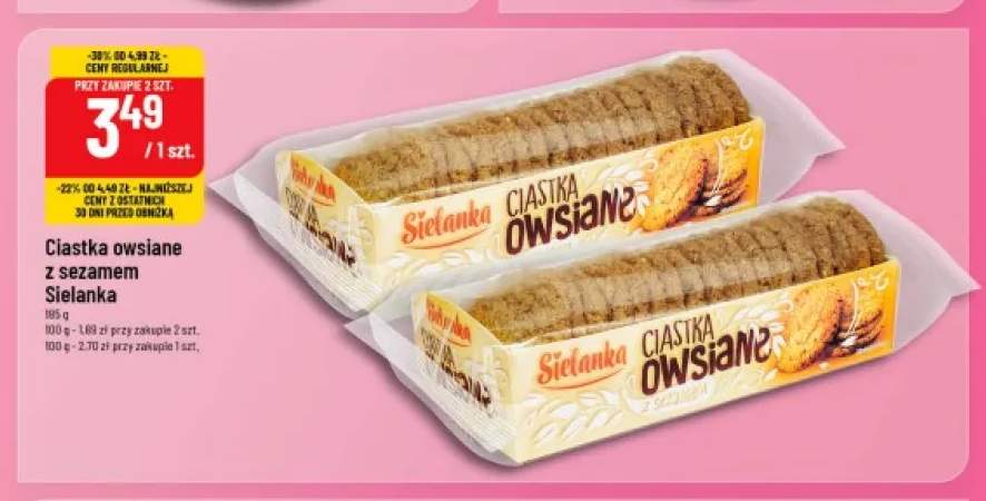 Ciastka owsiane Sielanka +1 wariant
