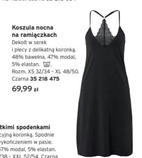 Koszula nocna na ramiączkach Tchibo
