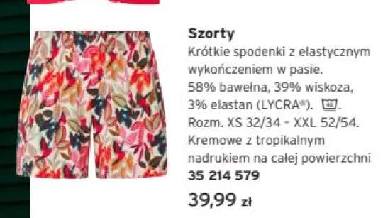 Szorty damskie