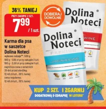 Karma dla psa Dolina Noteci Premium Jagnięcina +1 wariant