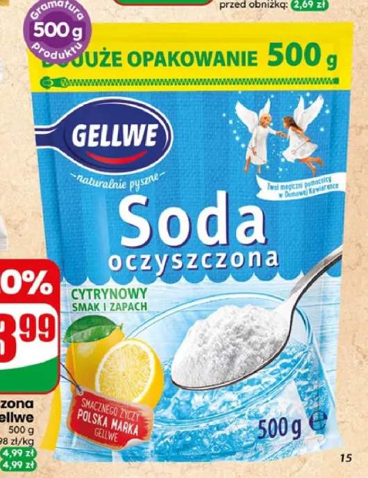 Soda oczyszczona cytrynowa Gellwe