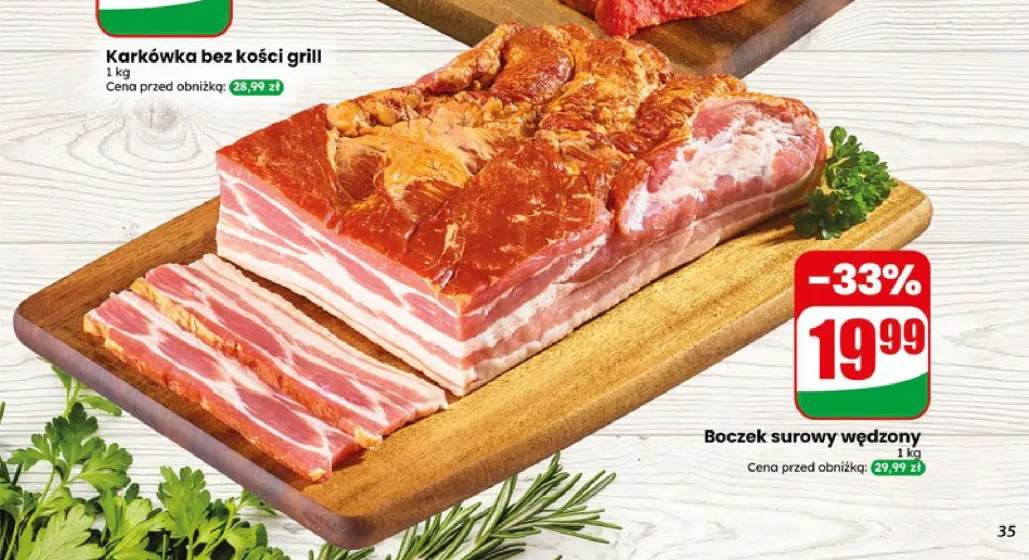 Boczek surowy wędzony Agro Rydzyna