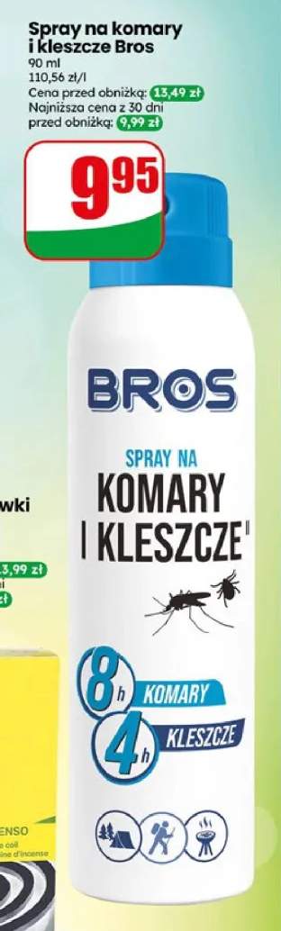 Spray na komary i kleszcze Bros