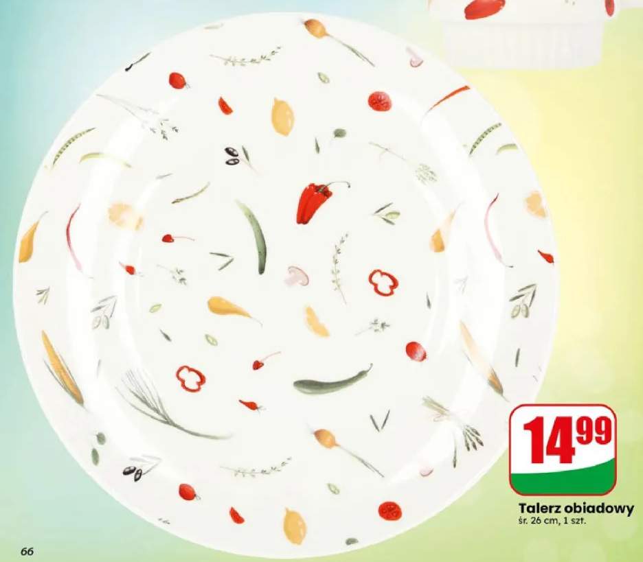 Talerz obiadowy śr. 26 cm