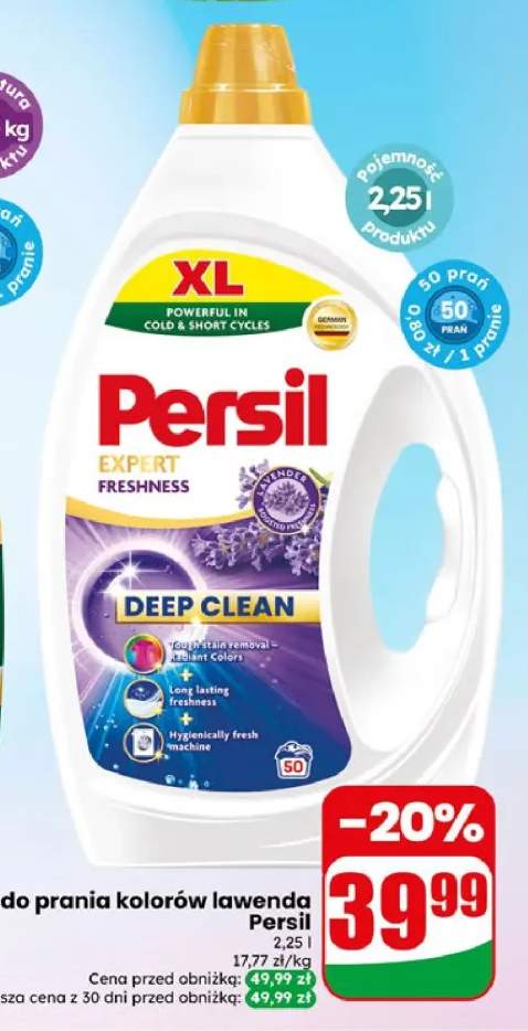 Żel do prania kolorów lawenda Persil Expert Freshness