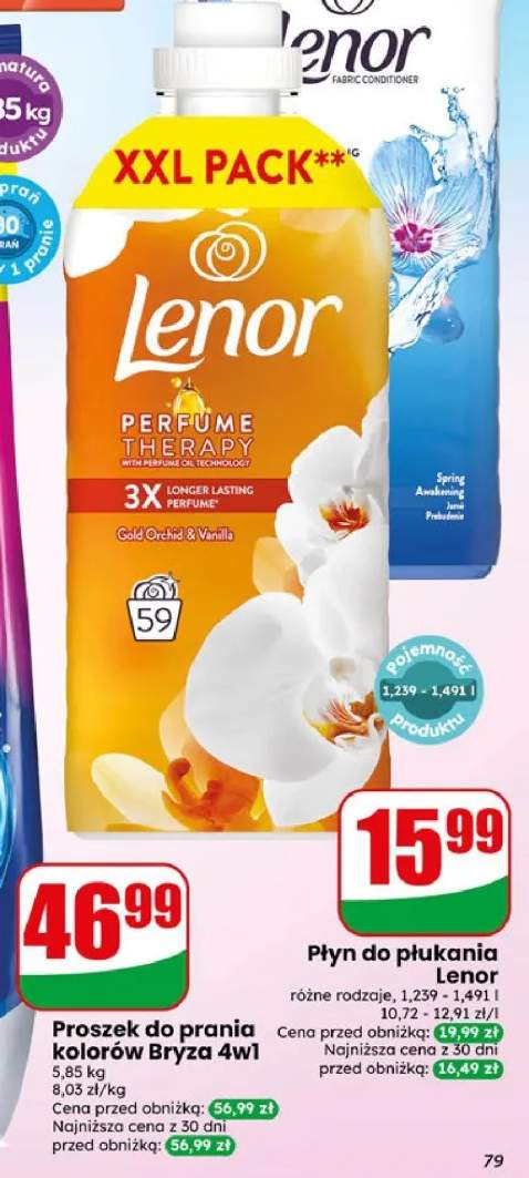 Płyn do płukania Lenor Perfume Therapy Gold Orchid & Vanilla +1 wariant