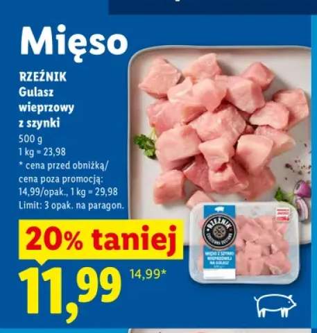 Gulasz wieprzowy z szynki Rzeźnik