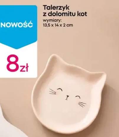 Talerzyk z dolomitu kot