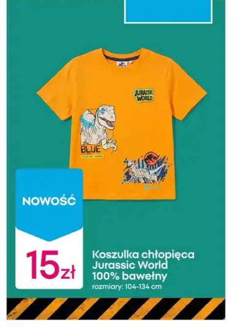 Koszulka chłopięca Jurassic World