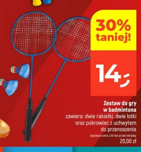 Zestaw do gry w badmintona