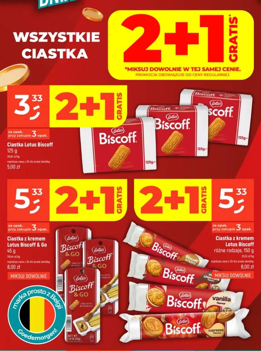 Ciastka Lotus Biscoff +6 wariantów