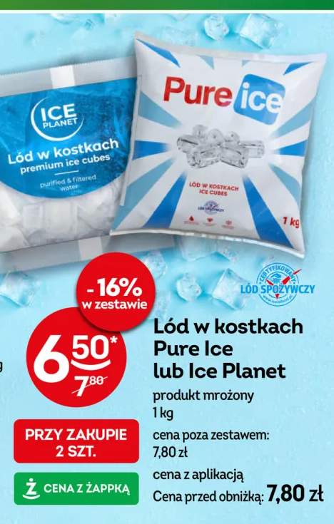 Lód w kostkach Pure Ice +1 wariant