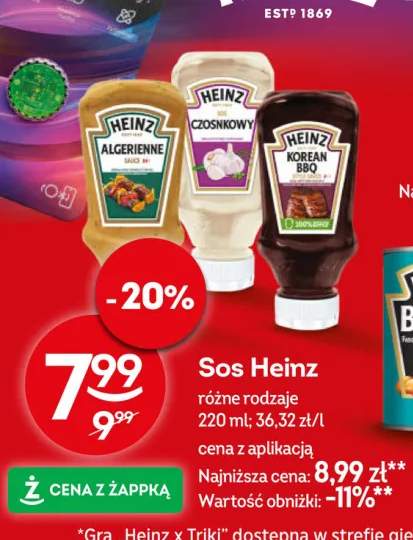 Sos Heinz Algerienne +2 warianty