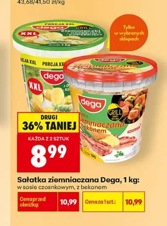 Sałatka ziemniaczana Dega z koperkiem +2 warianty