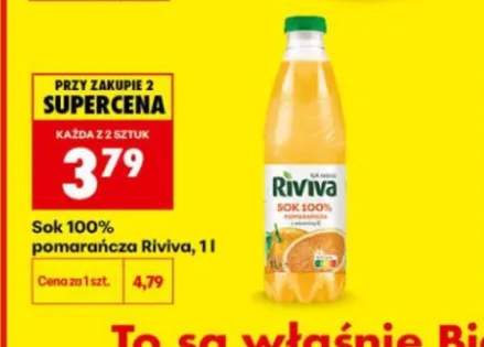 Sok 100% pomarańcza Riviva